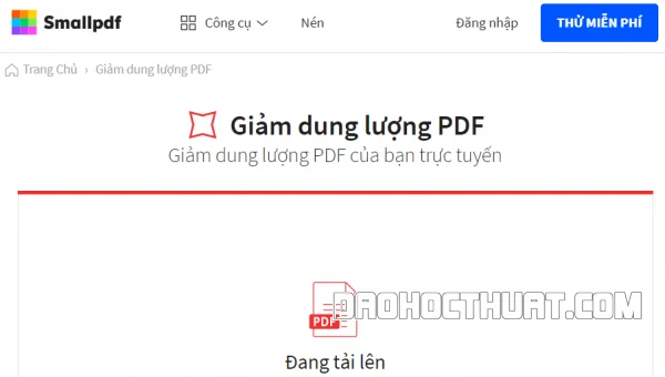 giảm dung lượng PDF