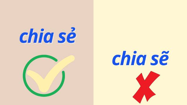“Chia sẻ” là từ đúng chính tả tiếng Việt