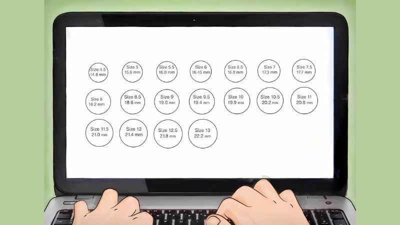 cách đo size nhẫn tại nhà