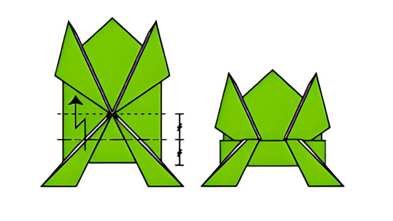 cách gấp ếch giấy